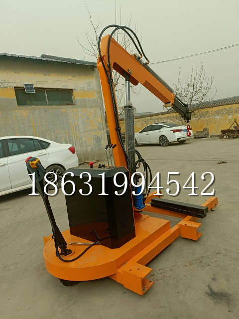 静海区自卸车厢随车吊 自制轮式四不像起重机 四驱平板吊 5吨 贵盛